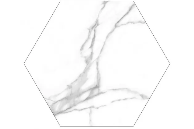 Nilo Blanco Natural Malla Hexagona 25,8x29 - płytka gresowa