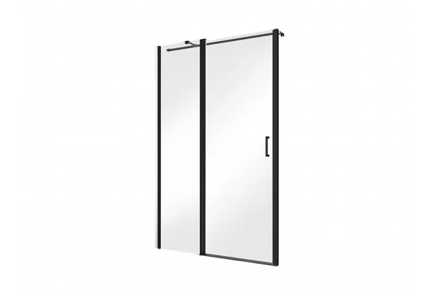 Drzwi prysznicowe Exo-C Black 100x 190 - szkło przejrzyste