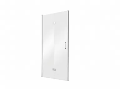 Drzwi łamane /harmonijkowe Exo-H 80x 190 - szkło przejrzyste