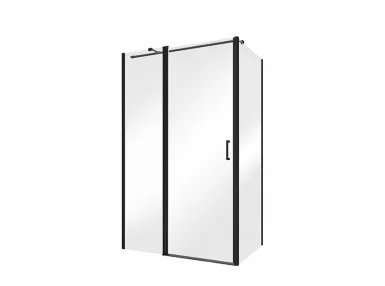 Drzwi prysznicowe Exo-CH Black 80x 190 - szkło przejrzyste