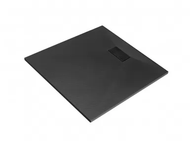 Vexo Black 80x80 czarny brodzik kwadratowy