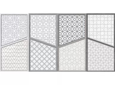 Austral Gris Ornato 32×62,5 - płytka gresowa