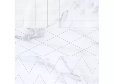 Brick Velvet-Geo Blanco 33,15x33,15 - wzorzysta płytka gresowa