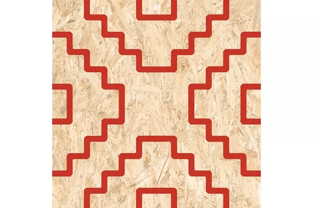 Seriaki-R Natural Rojo 59,3x59,3 - płytka gresowa drewnopodobna