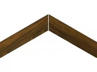 Sleek Wood Mohogany Chevron 11x54