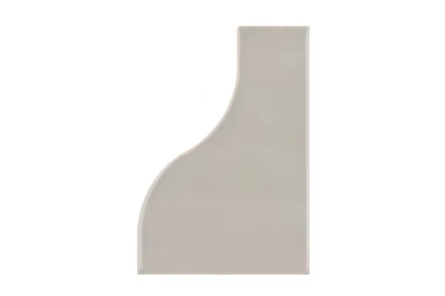 Curve Grey Gloss 8,3×12 - płytka ścienna