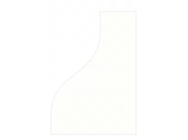 Curve White Matt 8,3×12 - płytka ścienna