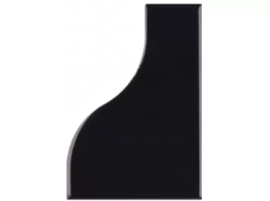 Curve Black Gloss 8,3×12 - płytka ścienna