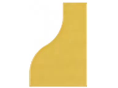 Curve Yellow Matt 8,3×12 - płytka ścienna