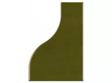 Curve Garden Green Gloss 8,3×12 - płytka ścienna