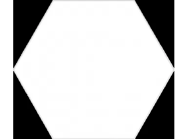 Basic White Hex 56 56x49 - Płytka gresowa heksagonalna