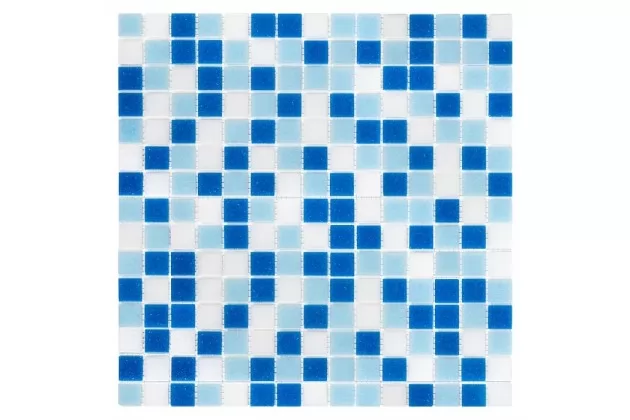 QMX Blue 32.7x32.7 - Mozaika szklana