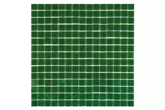 Q Dark Green 32.7x32.7 - Mozaika szklana