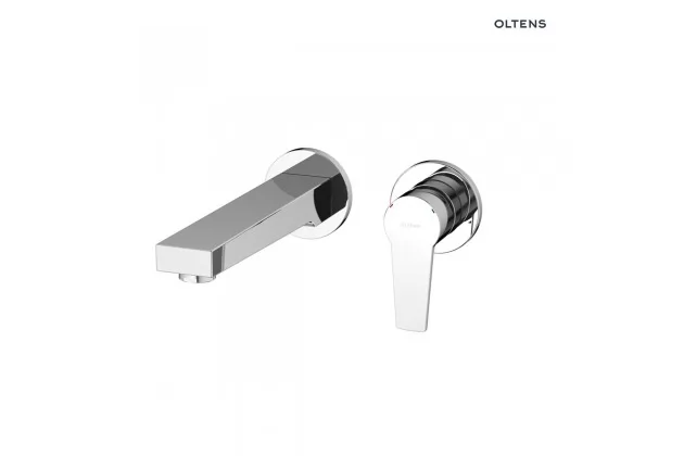 Oltens Jog bateria umywalkowa podtynkowa kompletna chrom - 32103100