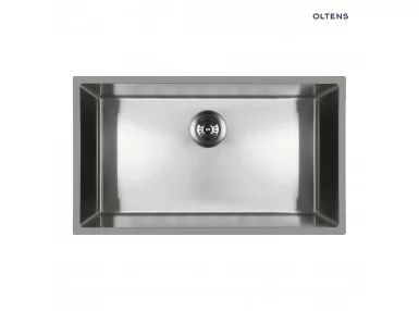 Oltens Stalvask zlewozmywak stalowy 1-komorowy 76x44 cm stal polerowana