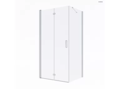 Oltens Trana kabina prysznicowa 100x90 cm prostokątna drzwi ze ścianką