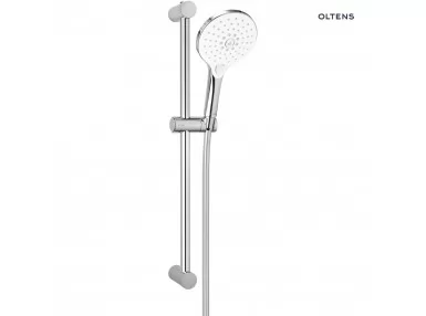 Oltens Saxan EasyClick Alling 60 zestaw prysznicowy chrom/biały