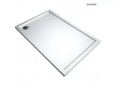 Oltens Superior brodzik prostokątny 120x80 cm akrylowy biały