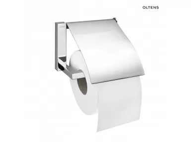 Oltens Tved uchwyt na papier toaletowy z klapką chrom