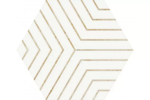 Hexa Venezia Oro 23x27 - płytka gresowa heksagonalna