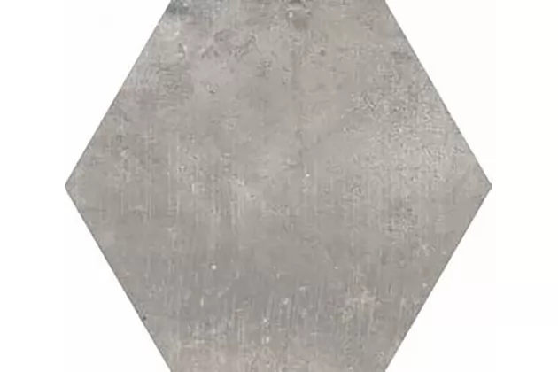 Cotto Hex Grey Matt 15x17,3 - płytka gresowa heksagonalna