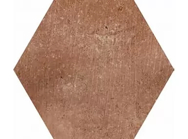 Cotto Hex Brown Matt 15x17,3 - płytka gresowa heksagonalna