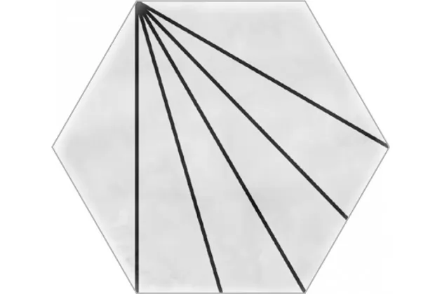 Scandinavian White Decor 15x17,3 - płytka gresowa heksagonalna