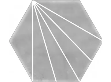 Scandinavian Grey Decor 15x17,3 - płytka gresowa heksagonalna