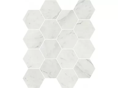 Marmi Hex Blanco 15x17,3 - pytka gresowa