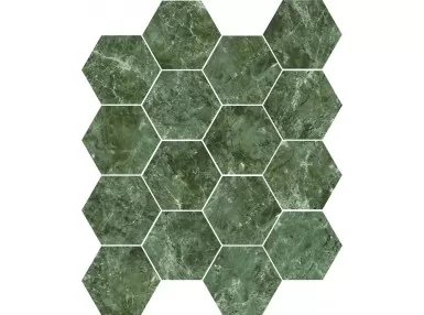 Marmi Hex Verde 15x17,3 - pytka gresowa