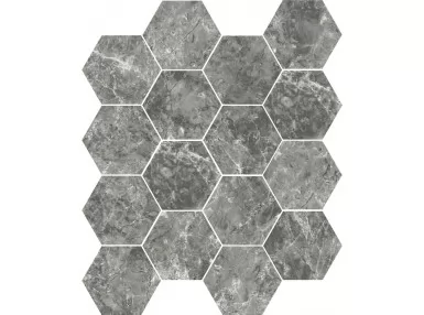 Marmi Hex Grigio 15x17,3 - pytka gresowa