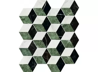 Marmi Hex Decor Mix Verde 15x17,3 - pytka gresowa