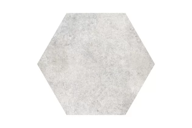 Cement Hex White 15x17,3 - płytka gresowa