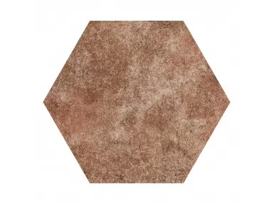 Cement Hex Brown 15x17,3 - płytka gresowa