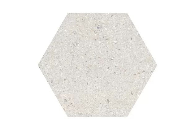 Nordic Hex White 15x17,3 - płytka gresowa