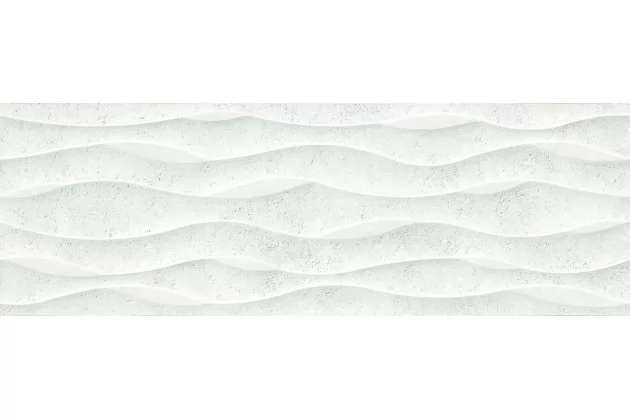 Ground White Decor/33,3X100/R- płytka ścienna