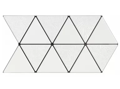 Trangle Deco Snow 48,5x28 - płytka gresowa