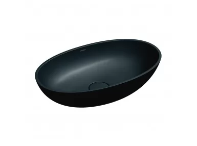 Umywalka nablatowa Shell M+ 60x35 black lava SHELLUNBLV