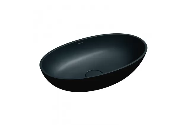 Umywalka nablatowa Shell M+ 60x35 black lava SHELLUNBLV