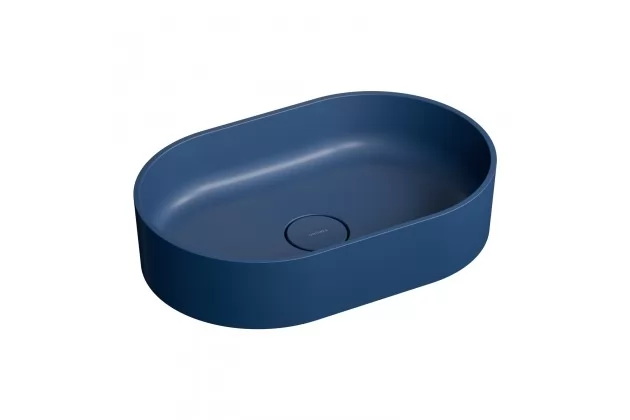 Umywalka nablatowa OVO M+ midnight blue 55x36 cm