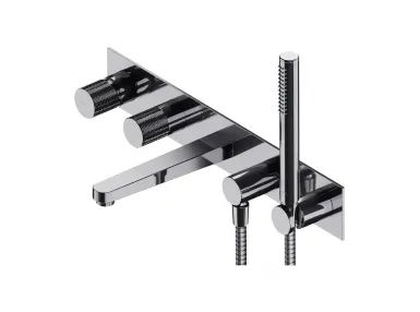 CONTOUR bateria wannowa 5-otworowa podtynkowa chrom  - CT8037-1CR