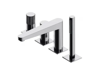 CONTOUR bateria wannowa 4-otworowa chrom - CT8032CR