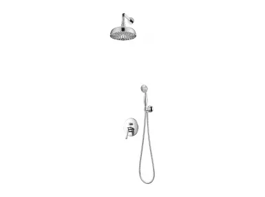 ART DECO system prysznicowy podtynkowy chrom - SYSAD25CR