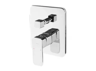 APURE Unterputz-Badewannen- und Duscharmatur chrom