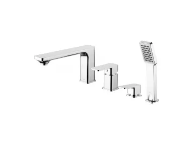 APURE 4-Loch- Badewannenarmatur chrom