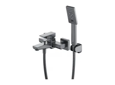 PARMA bateria wannowa z zestawem prysznicowym nikiel -- PM7431IN
