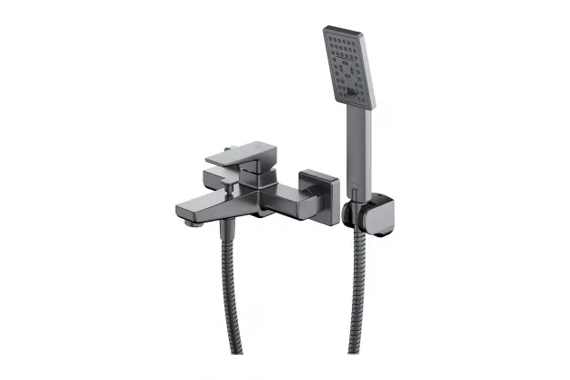 PARMA bateria wannowa z zestawem prysznicowym nikiel -- PM7431IN