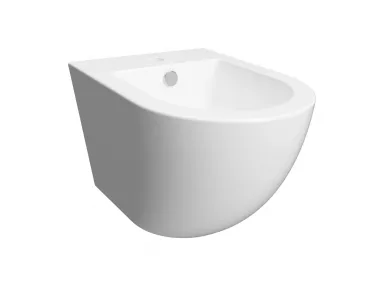 OTTAWA bidet wiszący 49x37 cm biały połysk OTTAWABIBP