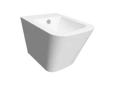 FONTANA bidet wiszący 49x35 cm biały połysk, FONTANABIBP