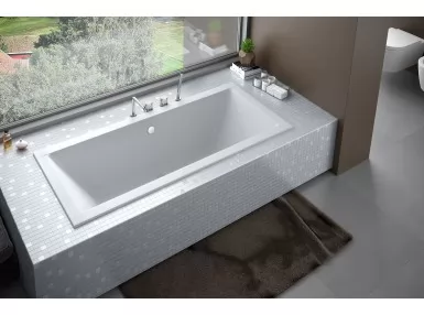 Wanna prostokątna QUADRO SLIM 165x75 cm + nogi